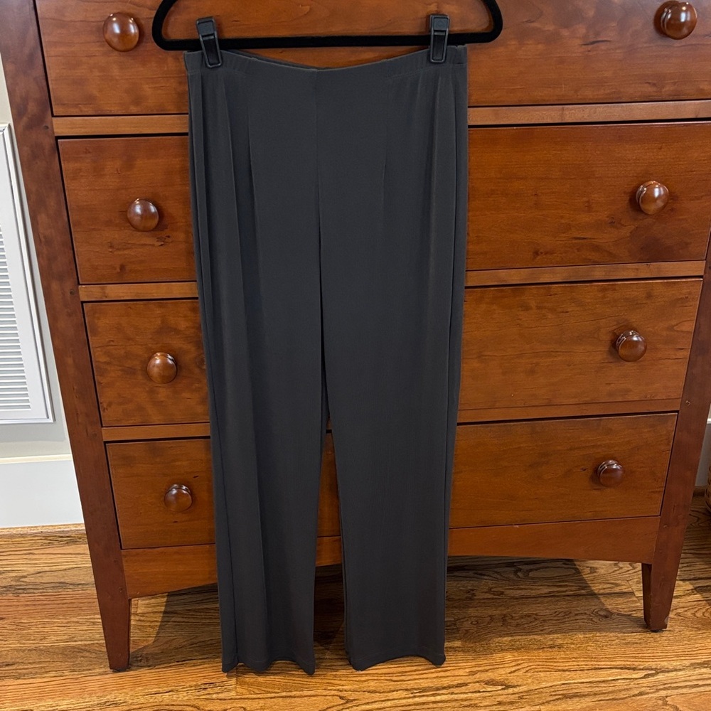 Chico's Charcoal Wide Leg Pants